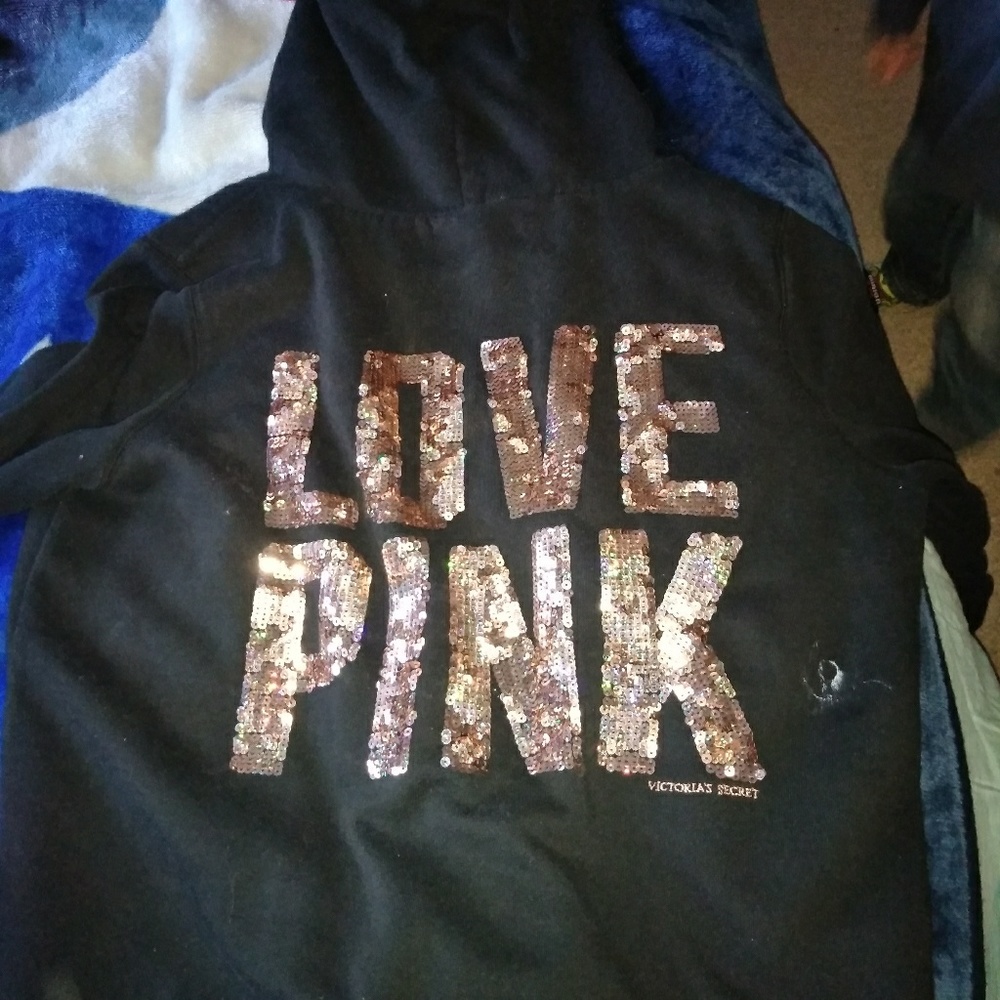 Pink hoodie